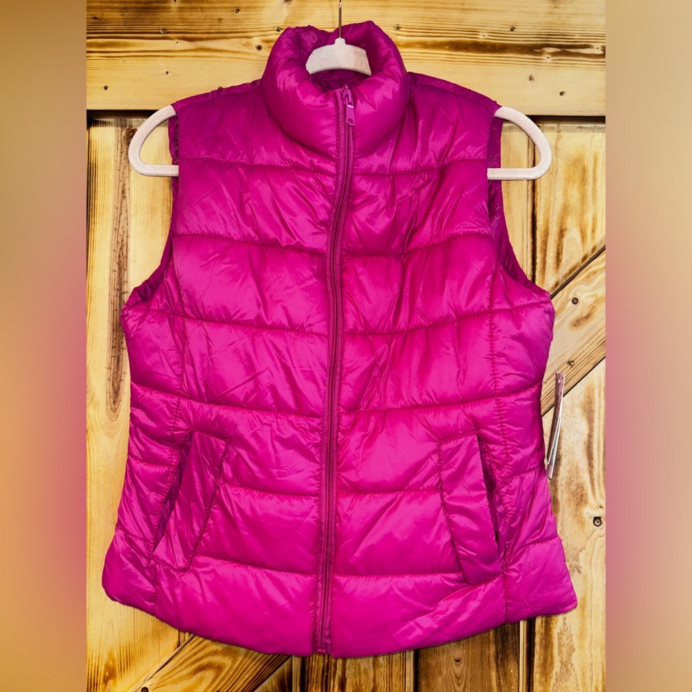 Juniors medium  Pink Puffer Vest